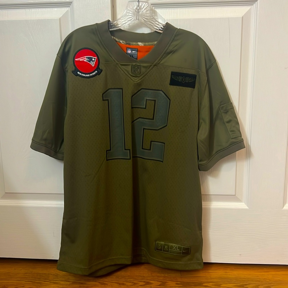 Tom Brady military jersey New England Patriots